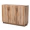 Baxton Studio Patton Modern and Contemporary Natural Oak Finished Wood 3-Door Dining Room Sideboard Buffet 179-11217-Zoro - alternate 1